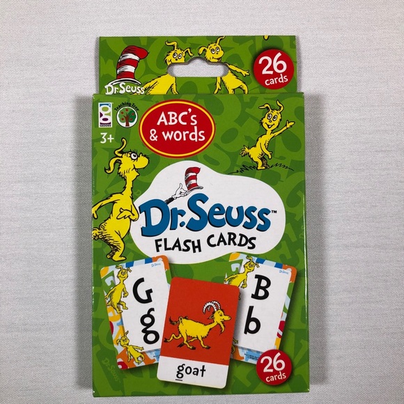 Dr. Seuss Flash Card Lot NUMBERS ABC WORDS COLORS - Picture 2 of 7